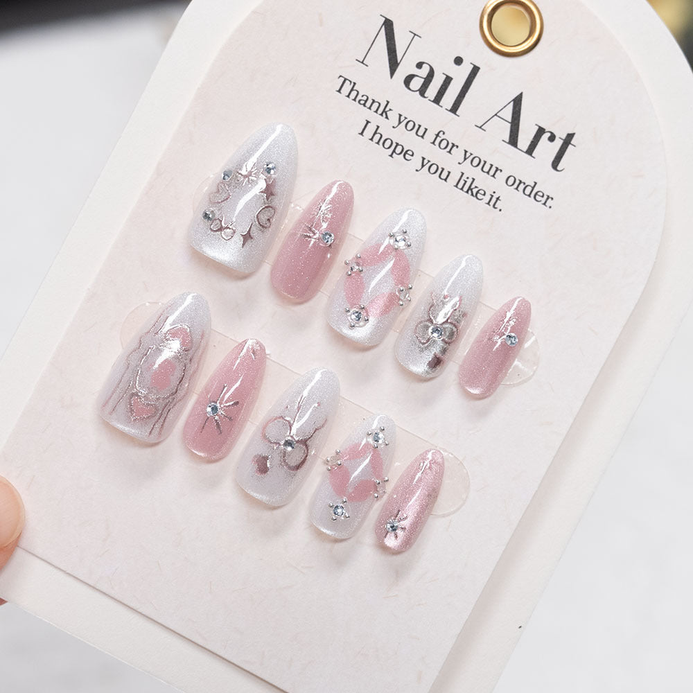 Dekoratives Press-On Nagelset  1791110837