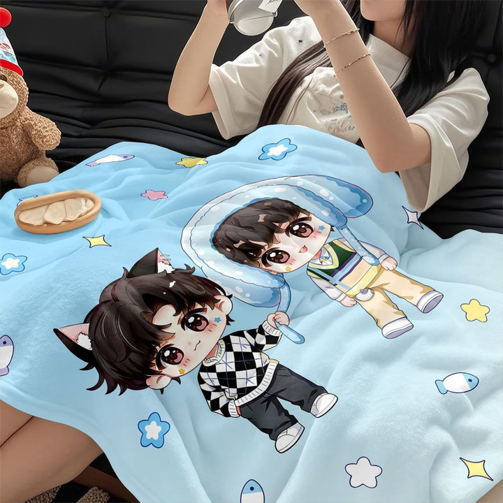 Cartoon-Charakter Fleece-Decke