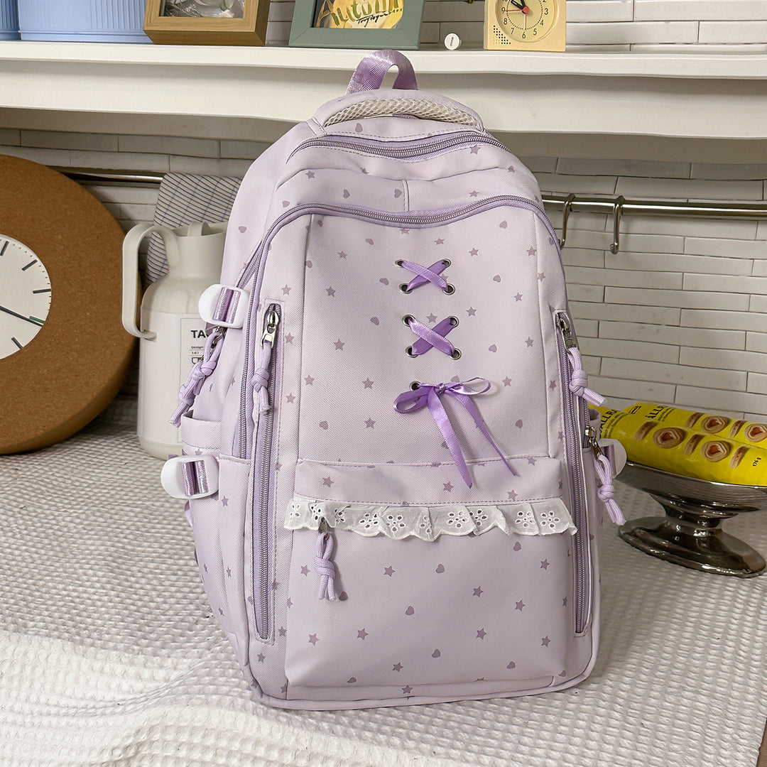 Dekorativer Sternmuster-Rucksack Karnz 1791205780