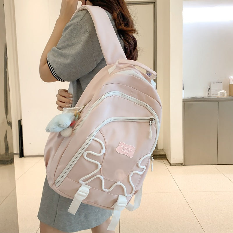 Verspielter Charakter Bestickter Rucksack Karnz