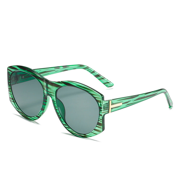 Oversized Vintage-inspirierte Mode-Sonnenbrille Karnz