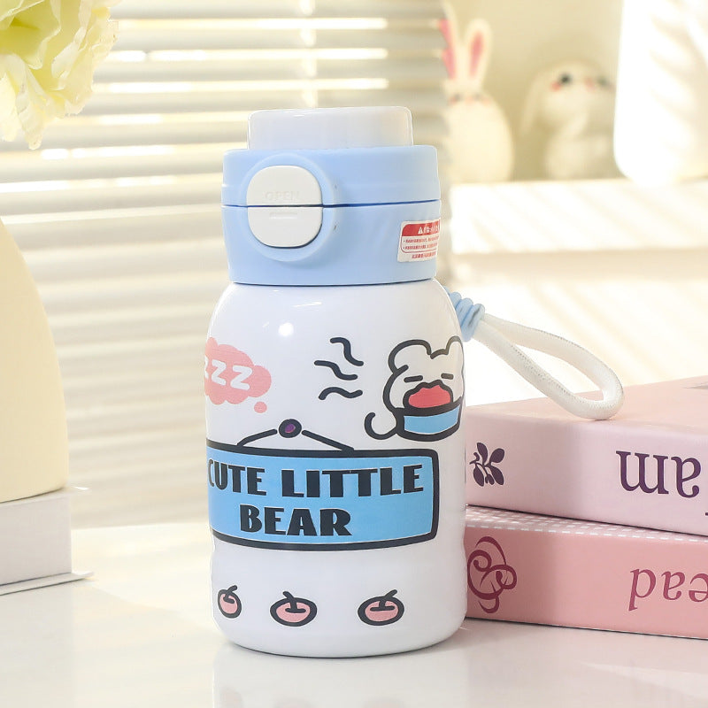 Unisex Wasserdichte Trinkflasche mit süßem Bärendesign Karnz