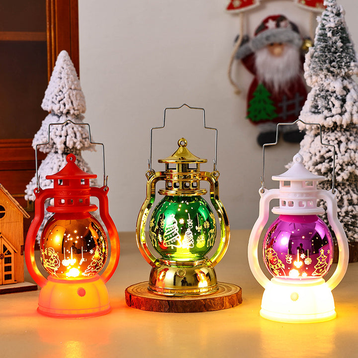 Nostalgische LED Weihnachtslaterne Karnz