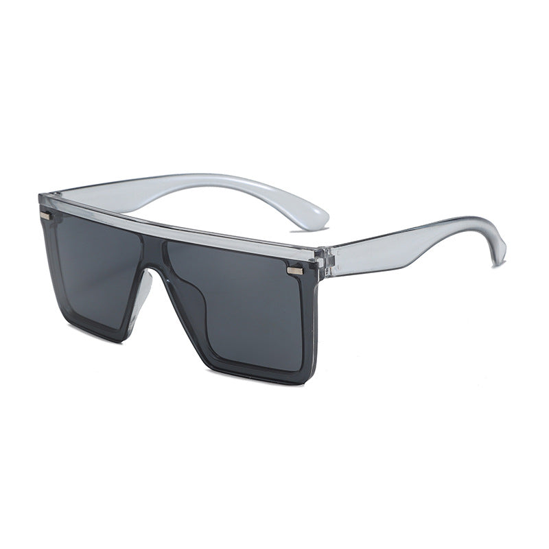 Damen Sportliche Oversized-Sonnenbrille mit modernem Rahmen Karnz