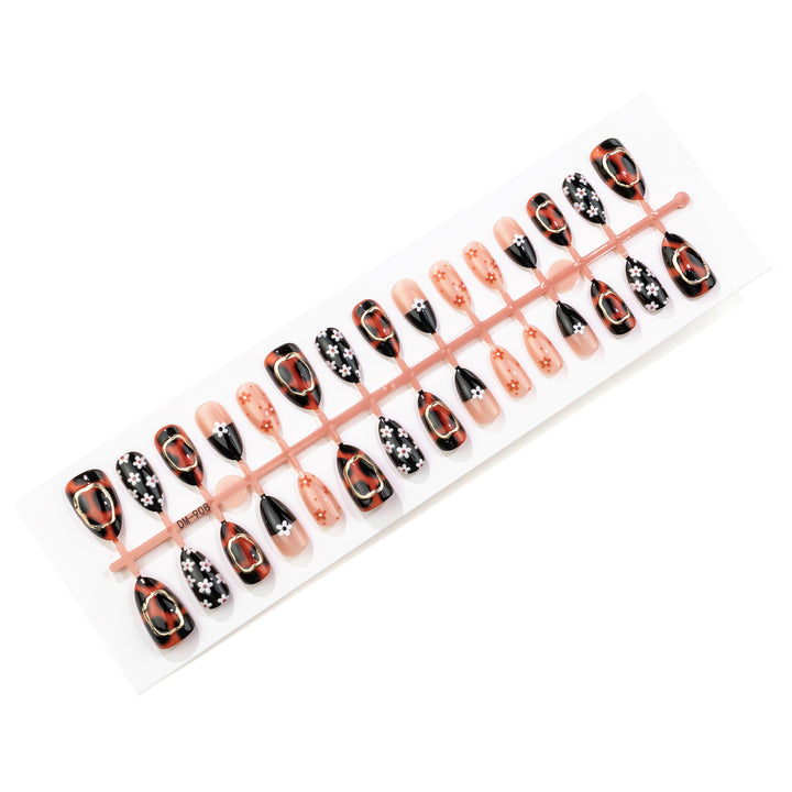 Manuelles dekoratives Aufkleber-Nagelkunst-Set