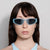 Damen modische Sonnenbrille im futuristischen Stil Karnz