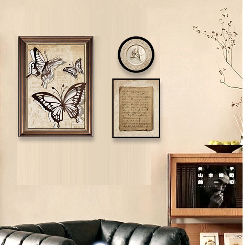 Elegante Schmetterling-Themen Wanddekoration Set
