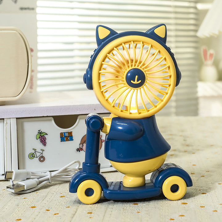 Damen Tragbarer Handventilator im niedlichen Tierdesign Karnz