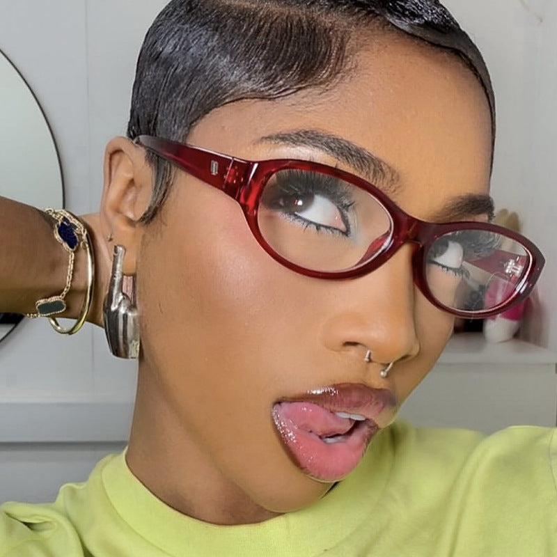 Damen modische optische Brille im eleganten Retro-Stil Karnz