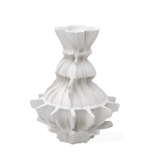 Künstlerische strukturierte Blumenvase