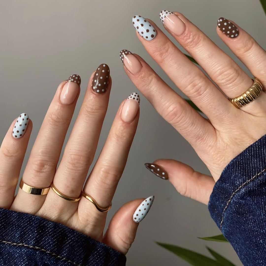 Polka Dot Design Press-On Nagelset