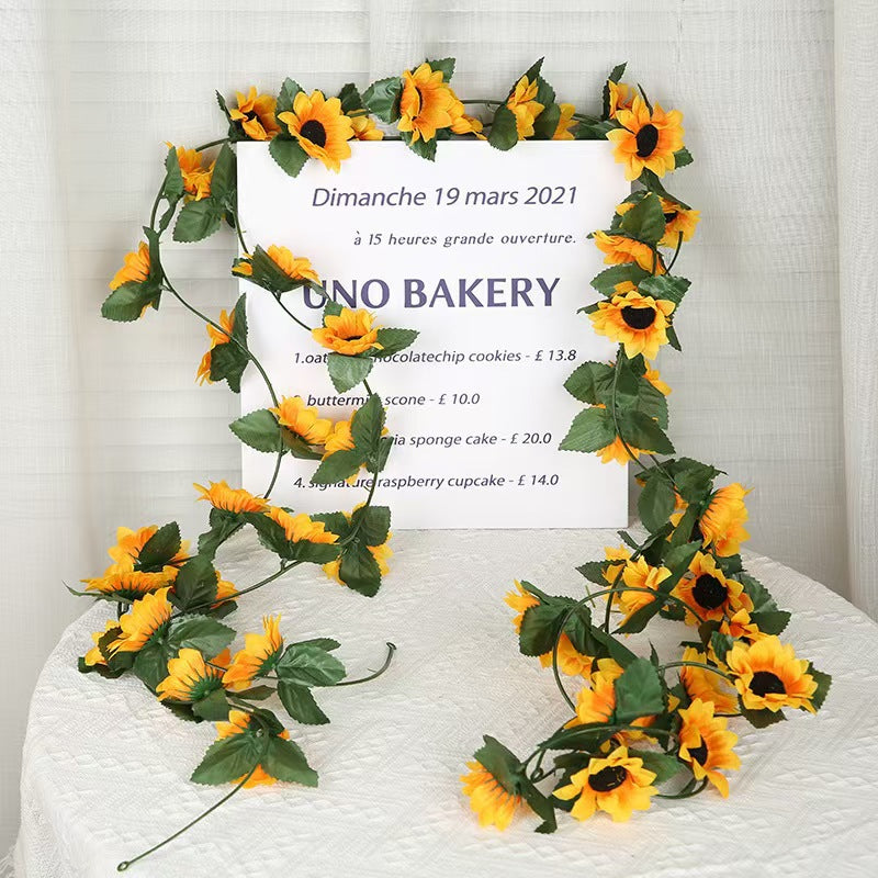 Dekoratives Sonnenblumenmittelstück