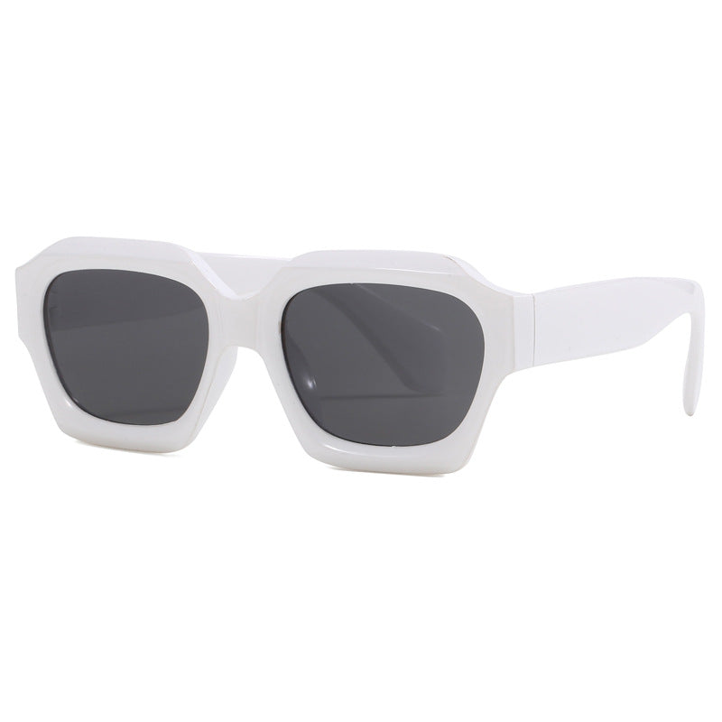 Damen modische geometrische Oversized-Sonnenbrille Karnz