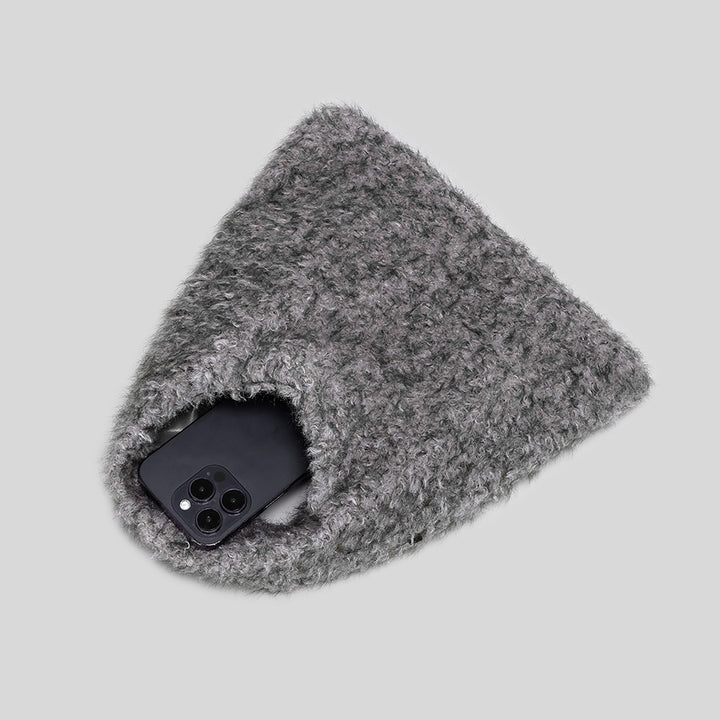 Fuzzy Textur Handtasche
