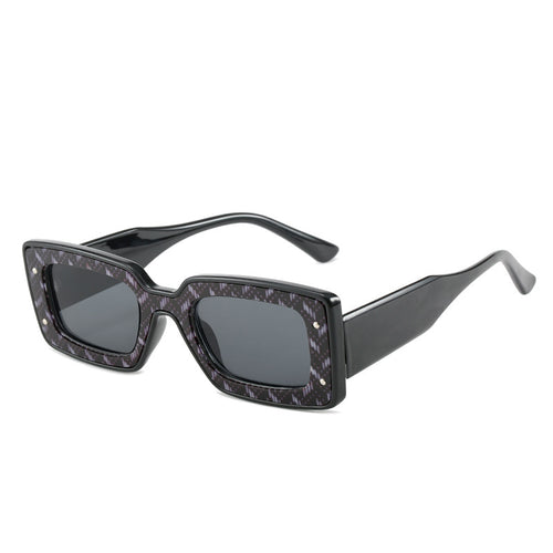 Fette geometrische Sonnenbrille Karnz