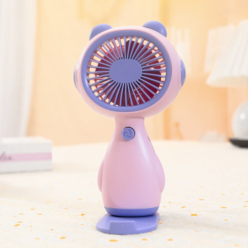 Damen Tragbarer Handventilator mit interaktivem Tierdesign Karnz