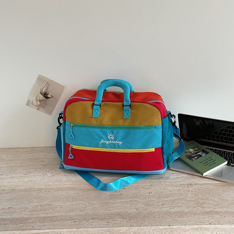 Bunter Multi-Fach Reise-Duffle