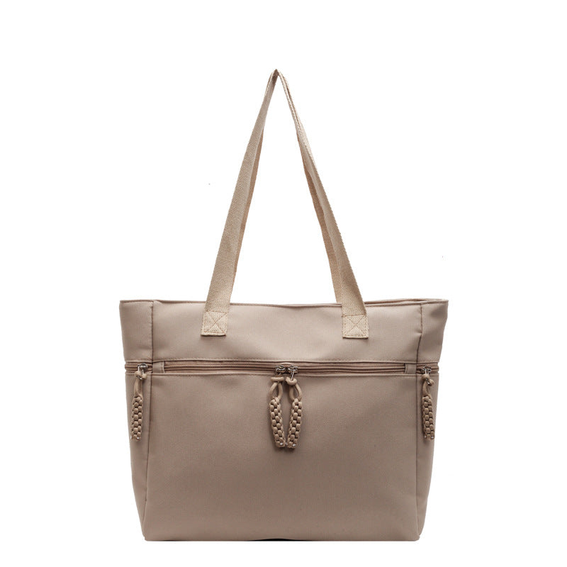 Vielseitige Reißverschluss-Canvas-Tasche Karnz