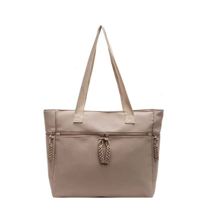 Vielseitige Reißverschluss-Canvas-Tasche Karnz