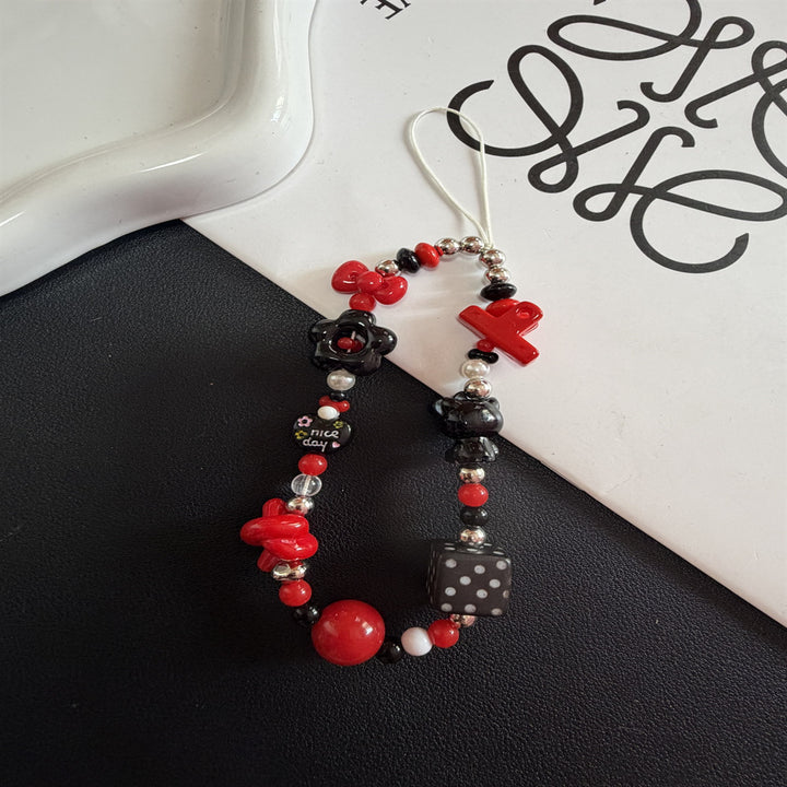 Dekorativer Charm Perlen Lanyard Karnz