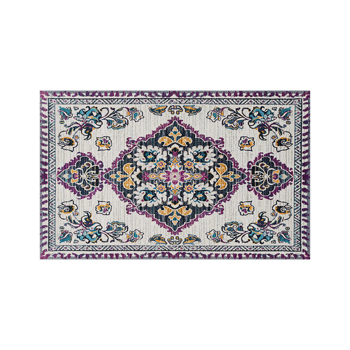 Vintage-inspirierter floraler Teppich Karnz