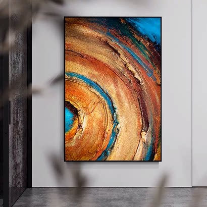 Abstrakte Texturierte Wandkunst für Innenräume