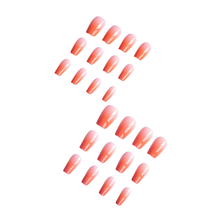 Elegante Ombre-Gel-Nagelverlängerungen