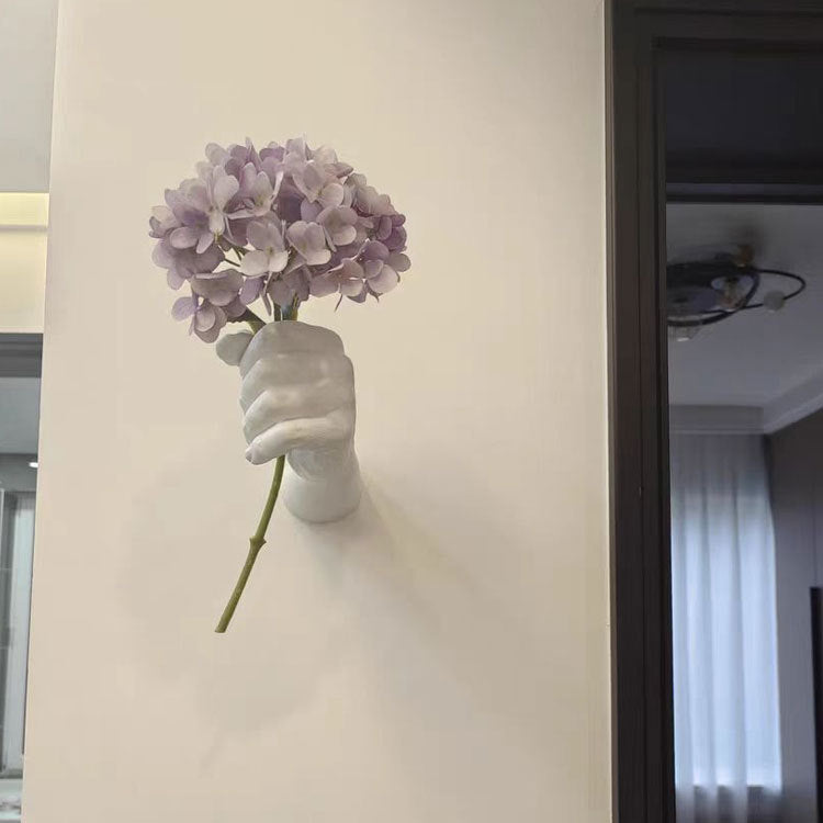 Künstlerischer Wandmontierter Blumenhalter