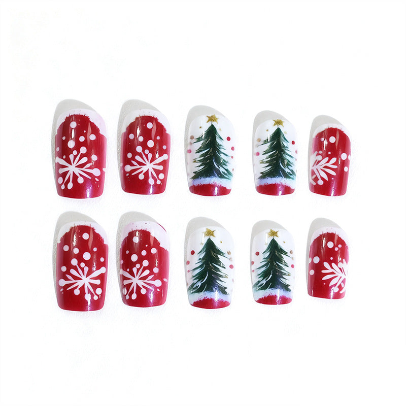 Festliche Feiertagsnageldesign-Set Karnz