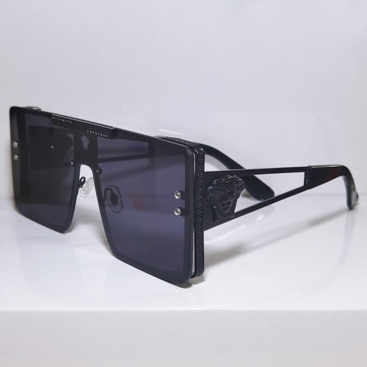 Damen oversized Luxus-Sonnenbrille mit filigranem Designelement Karnz