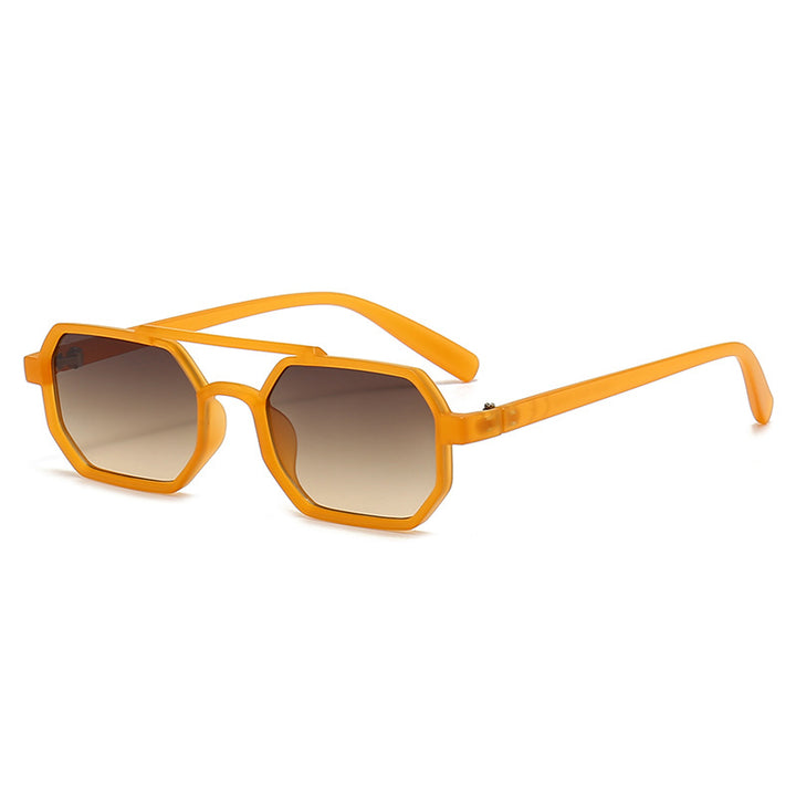 Damen modische Sonnenbrille im innovativen Achtkant-Design Karnz