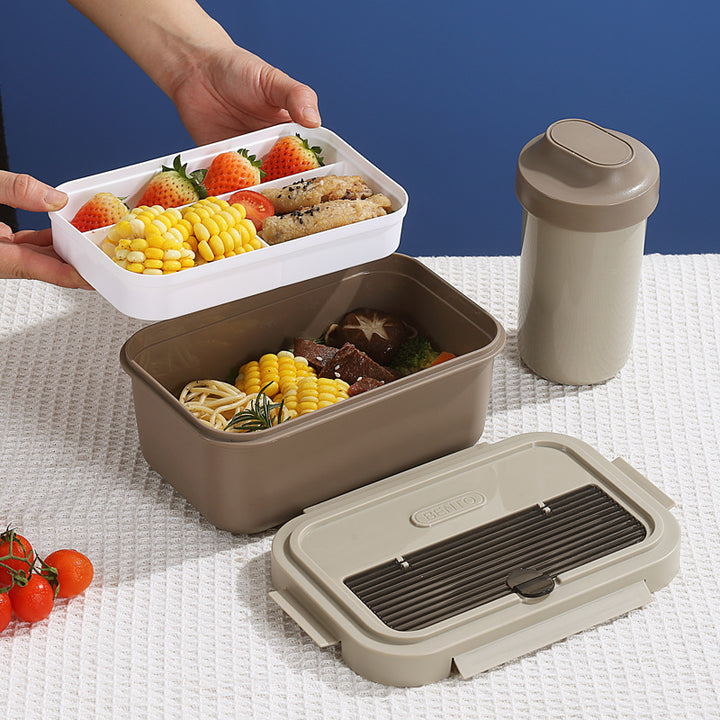 Mehrere Fächer Edelstahl Bento Lunchbox