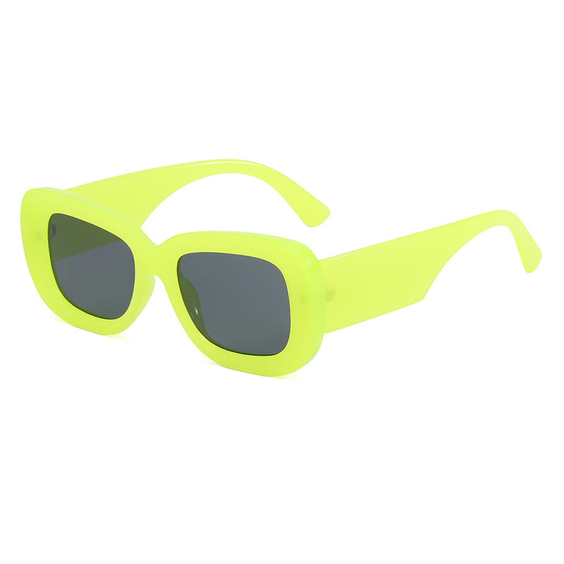Damen oversized Kunststoff-Sonnenbrille Karnz