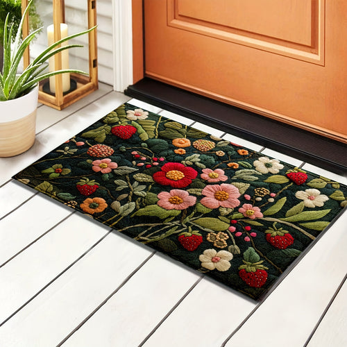 Künstlerisches Florales Design Fußmatte