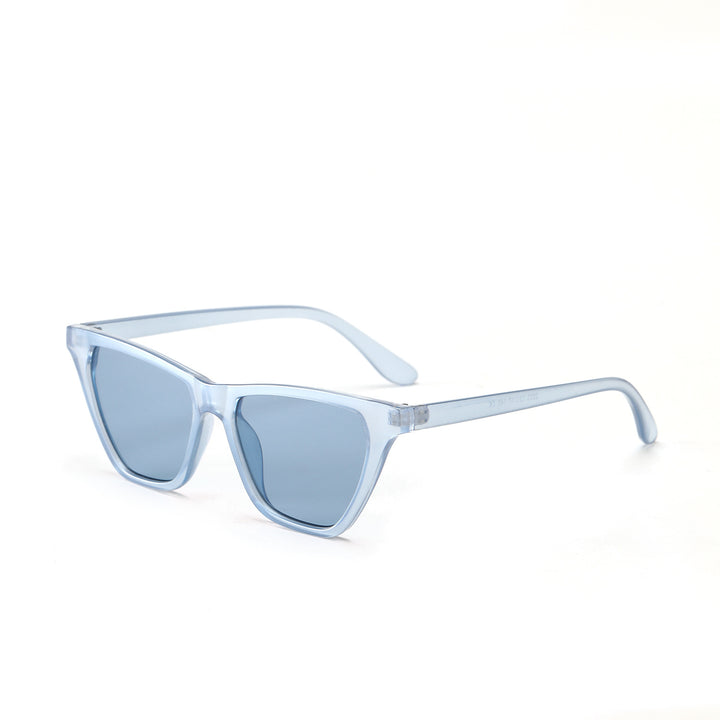 Damen Cat-Eye Sonnenbrille mit modernem, durchscheinendem Rahmen Karnz