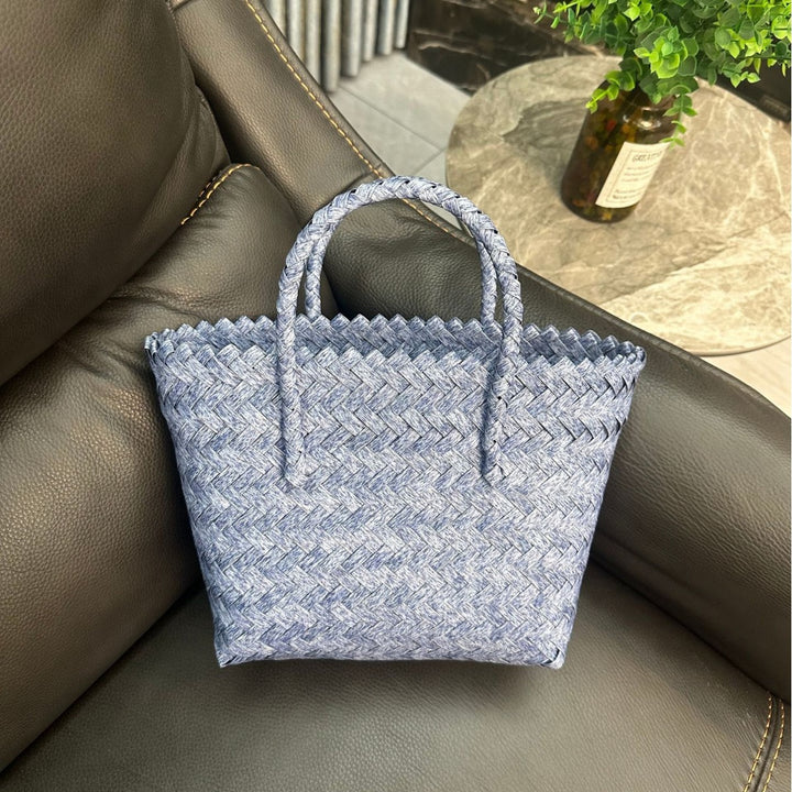 Handgefertigte Basttrage Tasche Karnz
