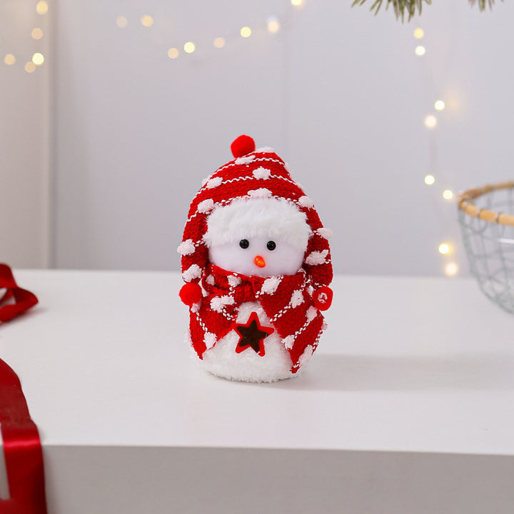 Dekorative Schneemann Figur Karnz