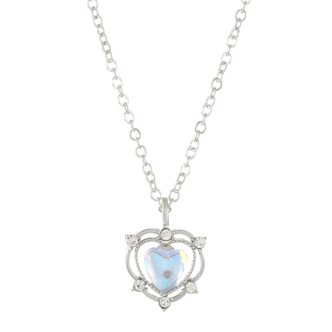 Herzförmige Schmuck-Halskette Karnz