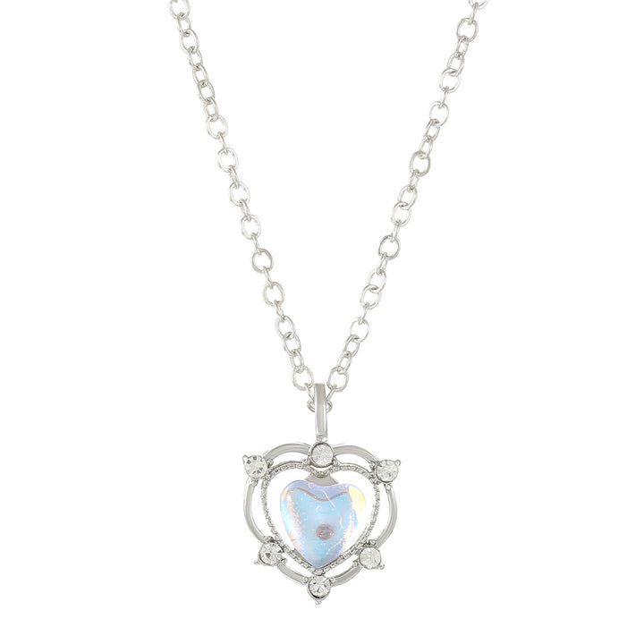 Herzförmige Schmuck-Halskette Karnz