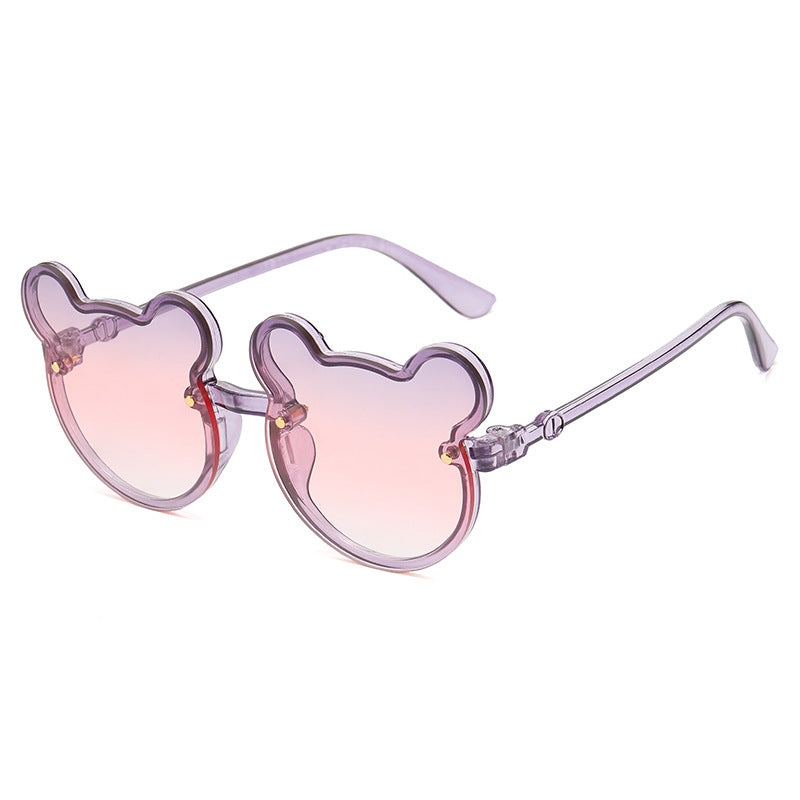 Damen Verspielte Bärenform Sonnenbrille Karnz