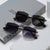 Damen quadratische Polarisations-Sonnenbrille Karnz