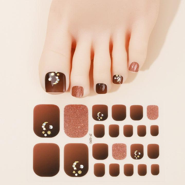 Glamouröse Gel-Nagelkunst-Wickel