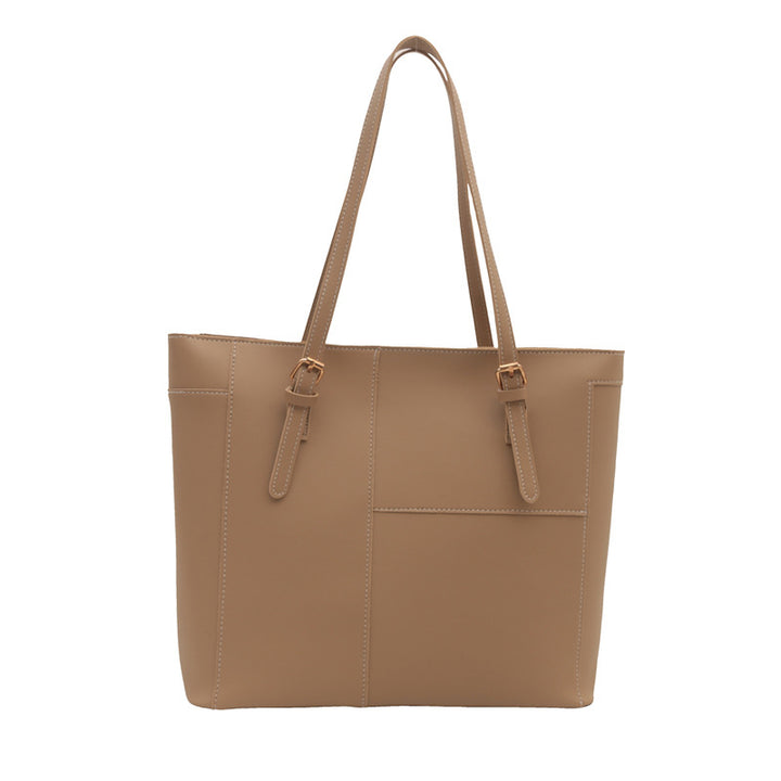 Elegante Strukturierte Leder Tragetasche