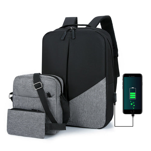 Vielseitiges Multi-Taschen-Laptop-Rucksack-Set Karnz