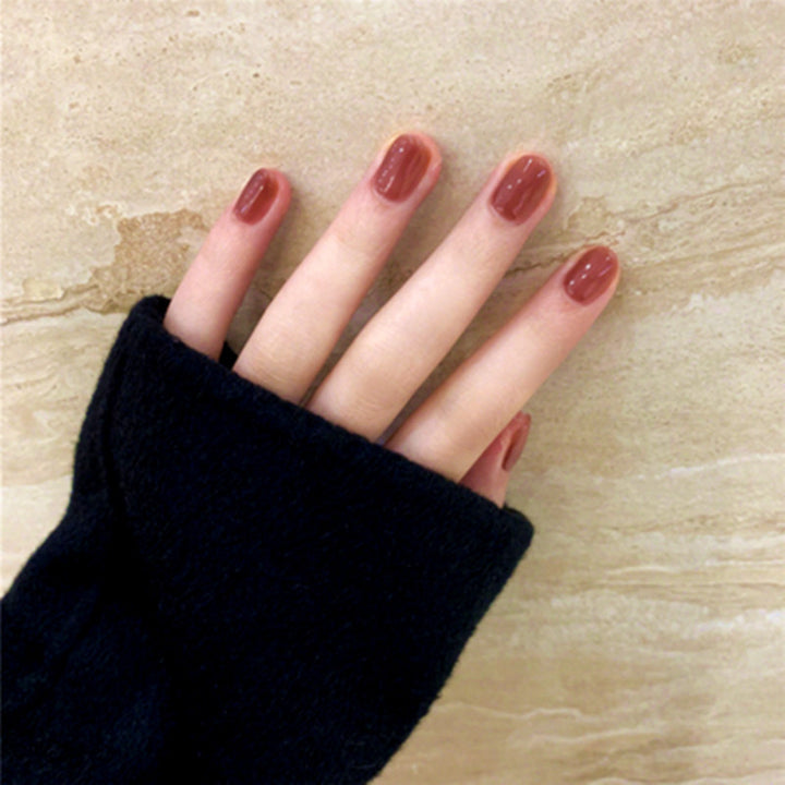 Elegante Glänzende Press-On Nagelkollektion