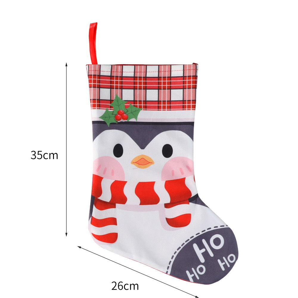 Weihnachtlich dekorative Socke