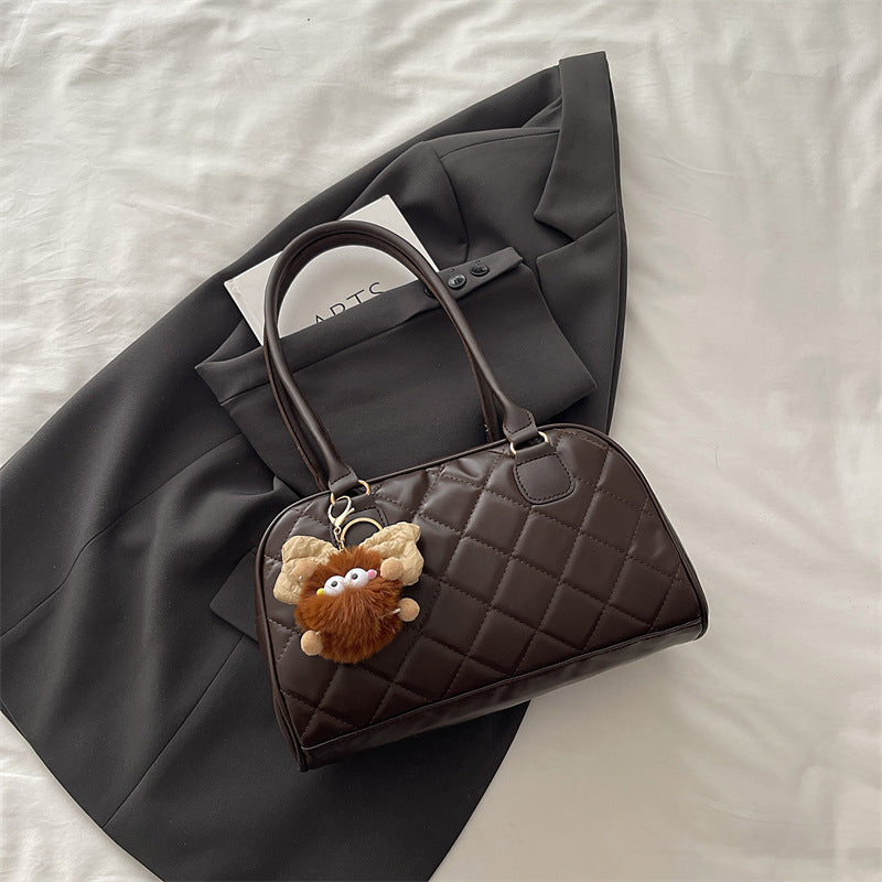 Gepolsterte Kunstleder-Handtasche Karnz