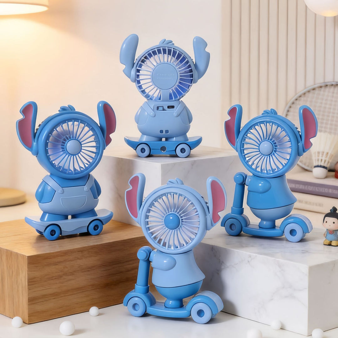 Unisex Tragbarer USB Handventilator im kreativen Tierdesign Karnz