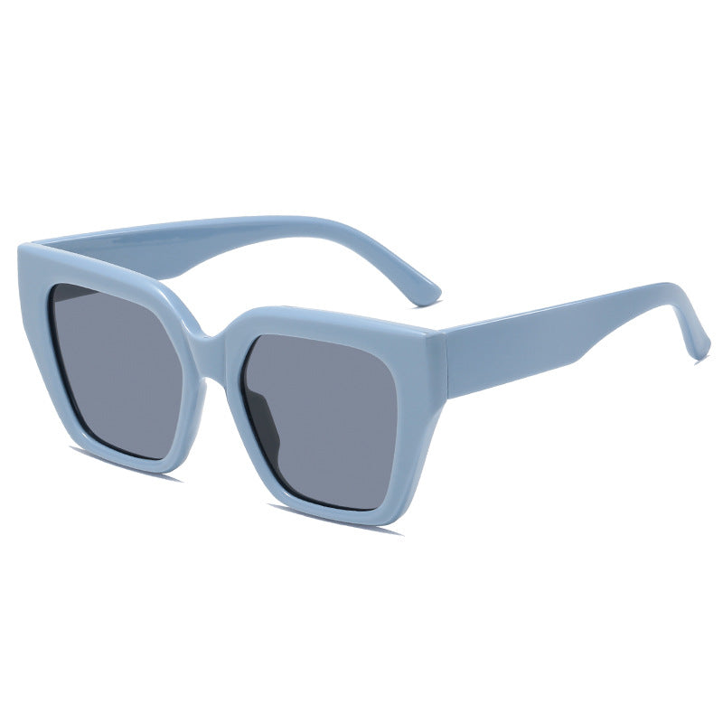 Damen modische Übergroße Sonnenbrille mit tierischem Muster Karnz