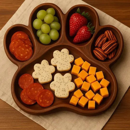 Pfotenförmige Snackplatte Karnz